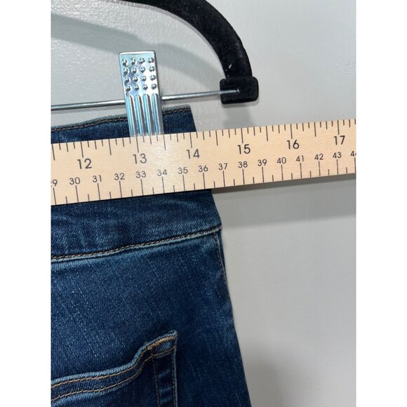 Free People Lace-Up Jeans With Back Pockets Dark Wash Denim Size 28‎ - Picture 5 of 9